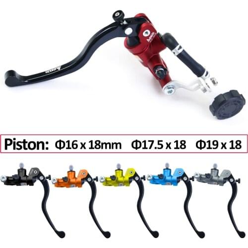 Adelin Motorbike Brake Master Cylinder Hydraulic Clutch Lever Radial Mount Piston 19 17.5 16 Street Bike for Honda CBR Kawasaki