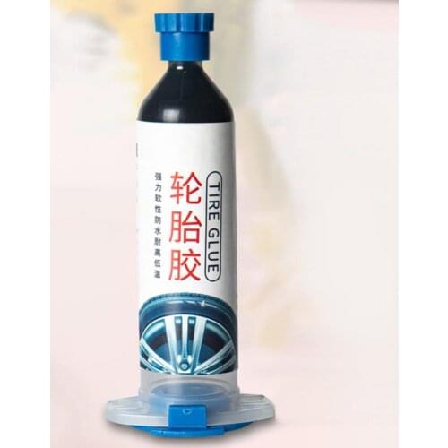 AGETUNR 30ml Tire Glue Repair Glue Car Bicycle Glue Repair Tire Cracks Strong Black Glue Silicone Adhesive For Tires