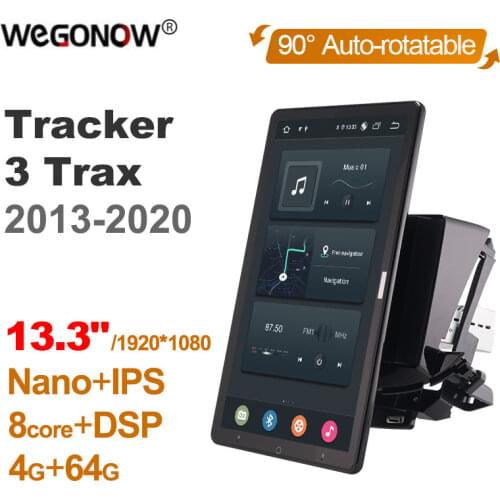 13.3 Inch 1920*1080 Ownice 1Din Android 10.0 Car Radio for Chevrolet Tracker 3 Trax 2013 2020 Auto Audio System Player Rotatable