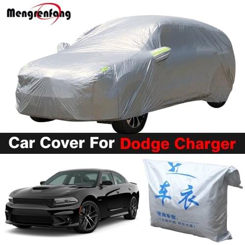 Full Car Cover For Dodge Charger 2011-2021 Auto Outdoor Sun Shade Anti-UV Snow Rain Ice Protection Cover Dust Proof