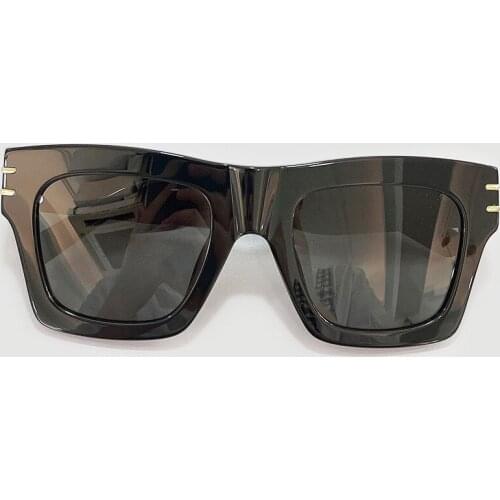 Brand Design Square Sunglasses For Women Men Acetate Frame Mirror Gradient UV400 Protection Lens Eyewear Oculos De Sol Feminino