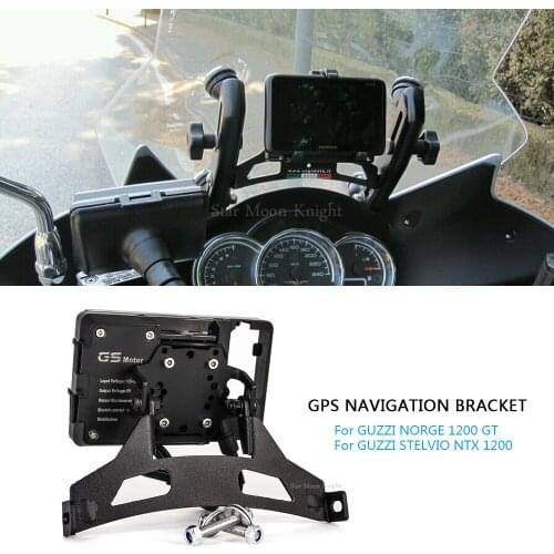 GPS navigation bracket Supporter Holder for GUZZI NORGE 1200 GT NORGE1200 GT STELVIO NTX 1200 GPS smart phone support