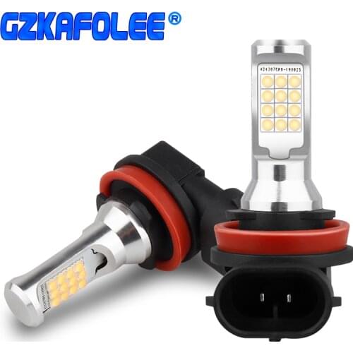 H16(JP) H9 H8 H11 LED Light High Brightness 6000K White High Quality Car Fog Lights Bulbs Auto DRL No polarity Fog lamp