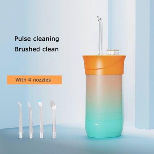 Irrigador Bucal Portable Oral Irrigator Dental USB Rechargeable 4-Piece Set Water Flosser Dental Calculus Waterproof