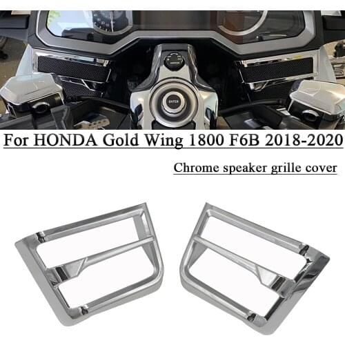 Speaker Grille Cover For HONDA GoldWing 1800 F6B GL 1800 2018-2020 Motorcycle Chrome-Plated Decorative Parts