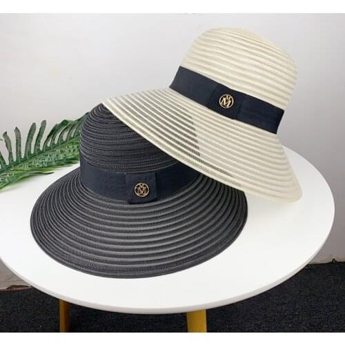 Summer Hats For Beach Women Transparent Hats For Women Visors Hat Wide Brim Hat Caps UV Travel Foldable