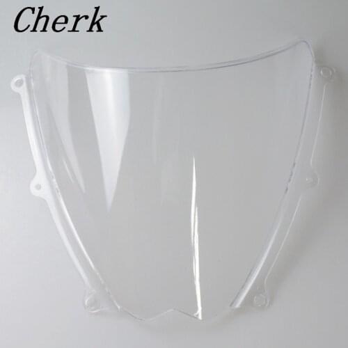 New Clear Motorcycle Double Bubble Windshield Fairing Windscreen Screen For Suzuki GSXR 1000 K7 2007-2008 GSX-R 1000