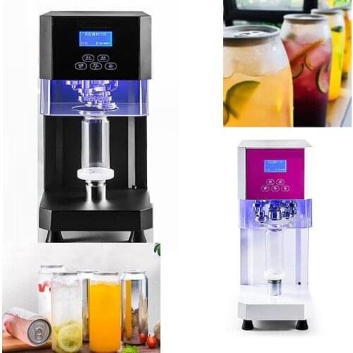 220V Automatic Milk Tea Can Soda Can Sealing Machine Pet Can Cap Sealing Machine