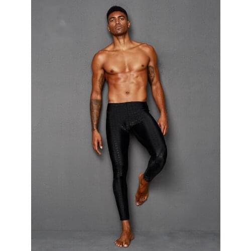 RTAAN trunks mens long 9-point sunscreen diving pants swimsuit professional mens long leg swimming trunks swimwear