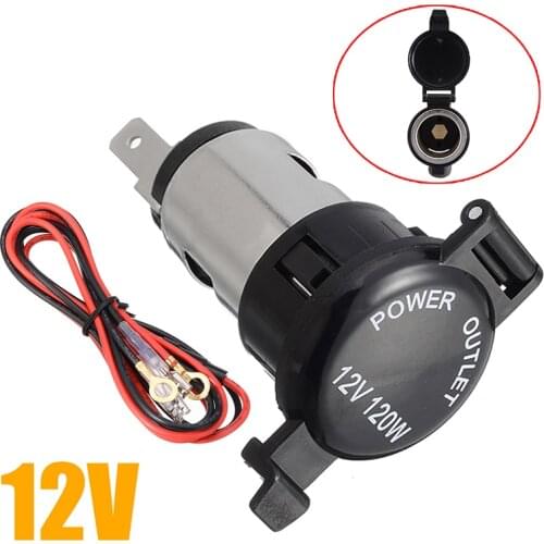 New Arrival 12V Car Cigarette Lighter Power Socket Plug with Cord Durable Power Supply Adapter for Motorcycle Boat Tractor