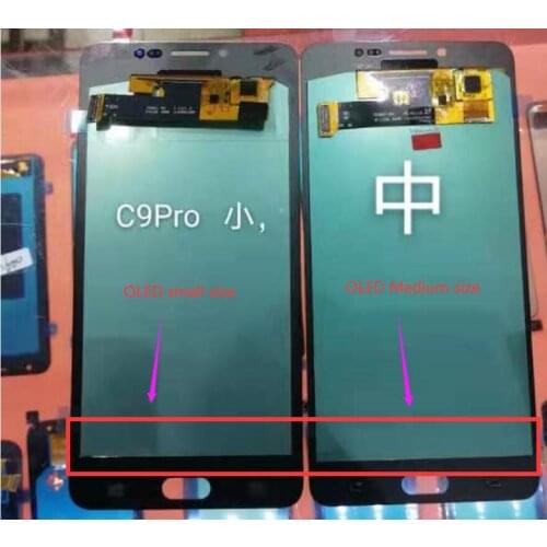 OLED LCD Display for SAMSUNG Galaxy C9 Pro LCD C9000 C9 LCD Touch Screen Digitizer Replacement Parts