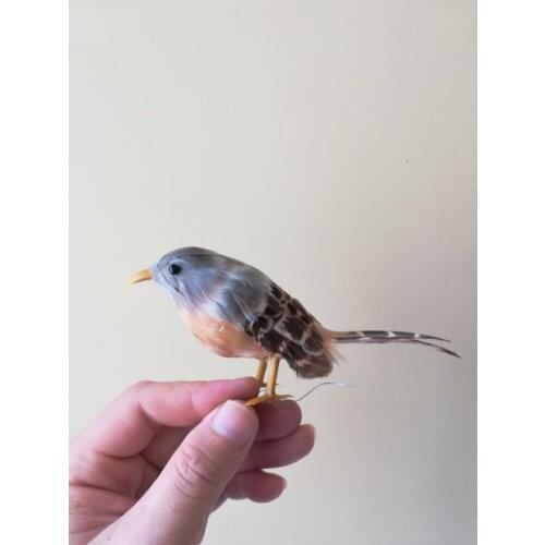 Foam&feathers blue bird about 12cm simulation bird Troglodytes musculus hard model prop.home garden decoration Xmas gift w0699