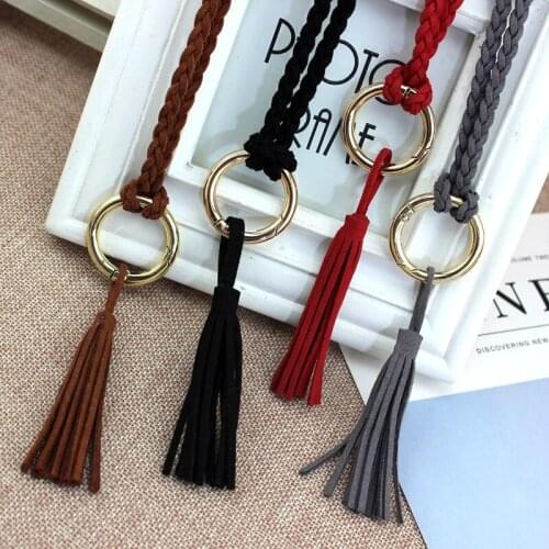 New Thin Rope Weaving Female Fashion Tie Waist Belts Women Party Dress Wild Small Belt Strap Cinturon Mujer Cinto Feminino Gift