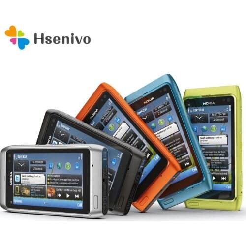 Nokia N8 Refurbished-Original Unlokced Nokia N8 Mobile Phone 3G WIFI GPS 12MP Touchscreen 3.5" Unlocked 16GB Smartphone