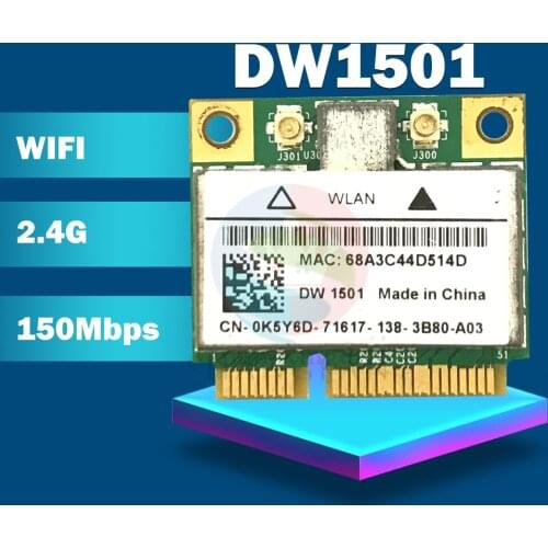 BroadCom BCM94313HMG2L BCM4313 DW1501 DW1503 DW1504 Half Mini PCI-e WLAN Card for Dell E5530 E6330 E6430 E6230 laptop