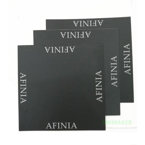 10pcs tiertime UP/AFINIA 3D printer parts 5.5 inch x 5.5 inch PC Printing Surface Sheet / heat paper for H-Series 3D Printers