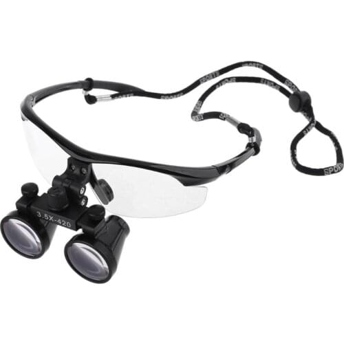 3.5X Head Wearing Dental Loupe Magnifier Goggle Dentist Binocular Loupe