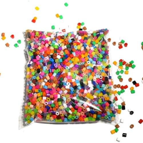Hama beads 5mm 3200pcs Mixcolor Fuse beads 3d puzzle educational toys Fjigsaw puzzle Iron Beads Intelligence Educational Toys