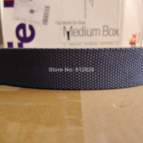 50 Yards 1.25'' 32mm #2 Navy Blue Color High Quality Bag Straps Polyester Webbing