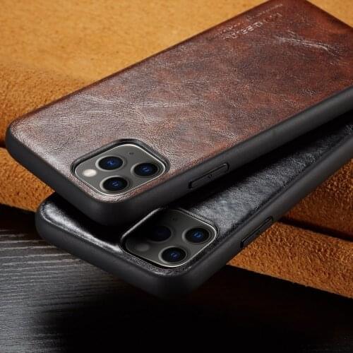 For iPhone 11/ 11 Pro/ 12 Pro Max Case Luxury Slim Leather Back Case Cover for iPhone XS MAX/XR /Xs/X/8/8Plus/7/7Plus/6s/6sPlus