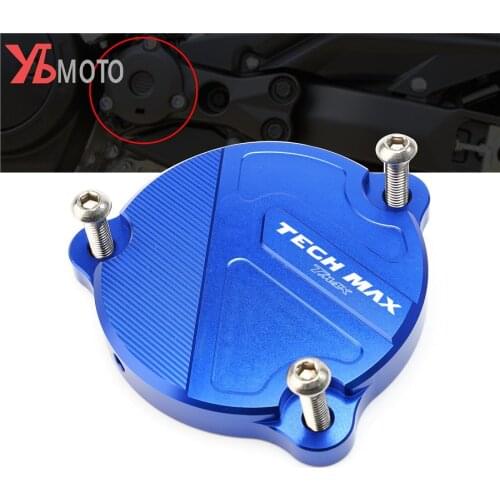 LOGO Tech MAX Motorcycle Decorative Cover Frame Front Drive Shaft Cover Guard For Yamaha TMAX 560 TMAX560 2020