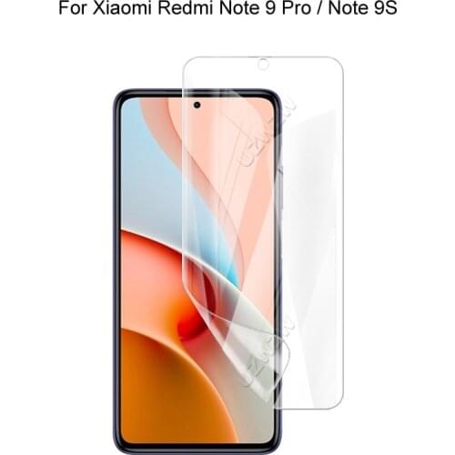 For Xiaomi Redmi Note 9 Pro / Note 9S Full Cover Soft Hydrogel Film Screen Protector