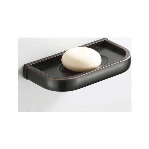 Chrome Wall Mounted Soap Dish Brass / Golden / Black / Rose Gold Soap Holder Bathroom Accessories