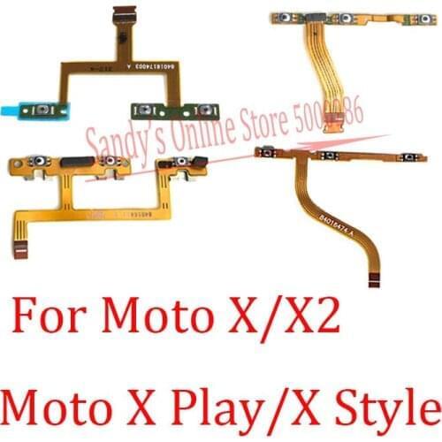 New Power Volume Side Button Flex Cable For Motorola Moto X X2 X Play X Style Power On Off Volume Side Key Flex Cable