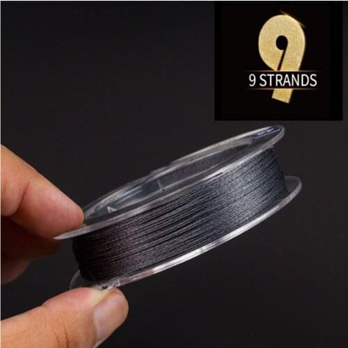 9 Strands Braided PE Fishing Line Fake Lure Bait Casting Multifilament Baitcasting Spinning Weaves Superior 8/4 Strands 100M