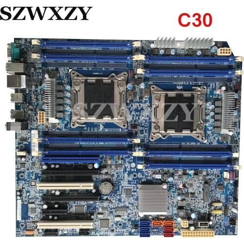 For Lenovo ThinkStation C30 Workstation Motherboard LGA 2011 C602 X79 ECC REG DDR3 03T6737