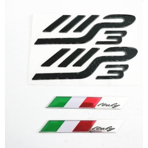 Motorcycle Black Color 3D Italian Badge Italy Flag Car Emblem Design mp3 Sticker Decal Kit for PIAGGIO MP3 Stickers
