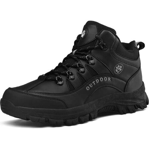 New High-Top Hiking Shoes Mens Non-Slip Waterproof Breathable Sports Shoes Outdoor Fishing Hunting Rock Climbing Combat Boots