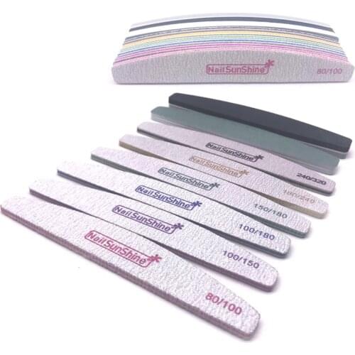 8 Pcs/set Nail File Buffer Block Manicure Kit UV Gel Polisher Nail Polish Washable Nailfile Professional Beauty Nail Files Tools