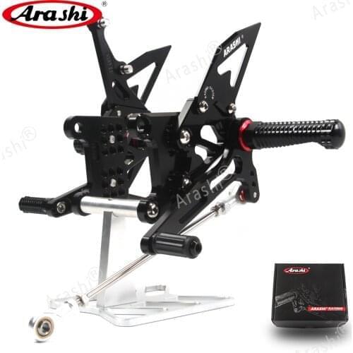 Arashi Rider Footrests For TRIUMPH Daytona T595 / T509 / 955i 1997 1998 1999 2000 2001 2005 Rider Adjustable Foot Pegs Rearset