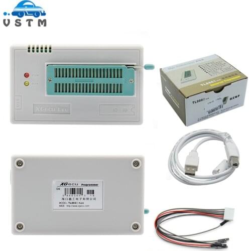 2021 New TL866II Plus EEPROM PIC AVR TL866 USB Universal BIOS Programmer 24 93 25 mcu Bios EPROM V11
