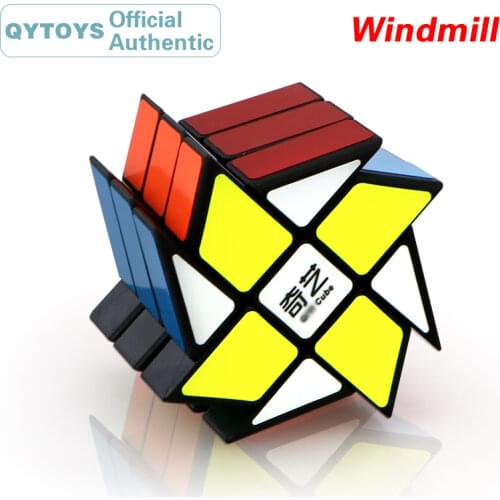 QiYi Windmill 3x3x3 Magic Cube MoFangGe 3x3 Cubo Magico Professional Speed Neo Cube Puzzle Kostka Antistress Toys