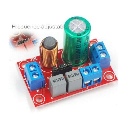 Adjustable Multi Speaker Treble Bass 2 Unit Audio Frequency Divider 2 Way Crossover Filters