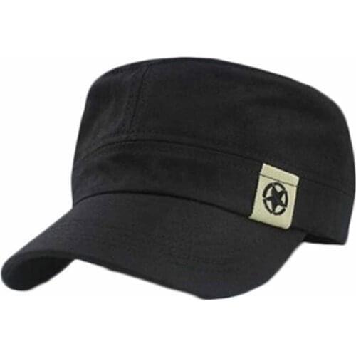 Adjustable Baseball Cap Summer chapeu Flat Roof Military Hat Cadet Patrol Bush Hat Mens Hat Unisex Women Men Baseball Field Cap