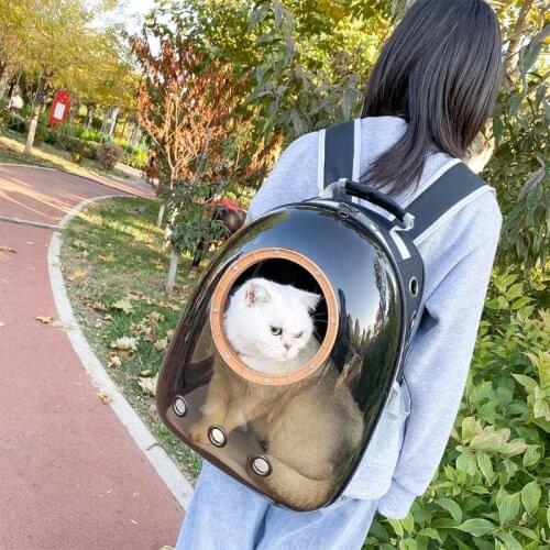 Cat Backpack Carriers Pet Bubble Backpack Carriers for Cats Puppy Dogs and Birds Ventilate Transparent Capsule Carrier Backpack