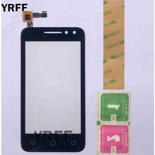 4" Touch Screen Panel For Alcatel Pixi 4 OT 4034 4034D 4034X OT4034 OT4034D 4034 Touch Digitizer Front Glass Lens Sensor Wipes
