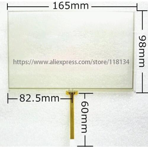 7inch 4lines Compatible Podofo 7010B Touch screen sensor For industrial control Resistance screen 165mm*98mm