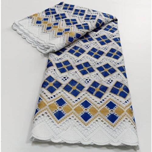 Swiss Voile Lace In Switzerland African Lace Fabric Wedding Embroidery Swiss Lace Fabric 5Yards Cotton Fabric For Dress