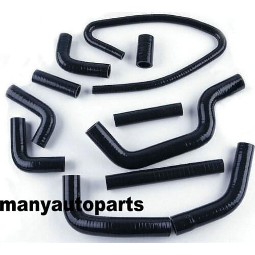 For DUCATI MONSTER S4 2001-2002/S4R 2003-2008 2007 SILICONE RADIATOR COOLANT HOSE BLACK