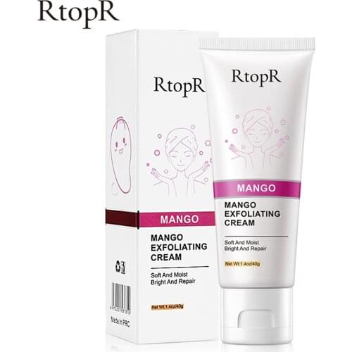 Mango Exfoliating Cream Skin Care Face Exfoliating White Moisturizer Repair Facial Scrub Cleaner Acne Blackhead Treatment Remove