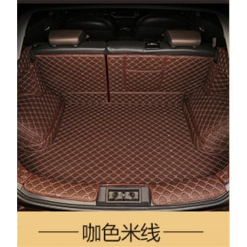 For Chevrolet ORLANDO 5 seats 2018-2020 3D three-dimensional PU tail box protective carpet pad trunk luggage pad Car styling