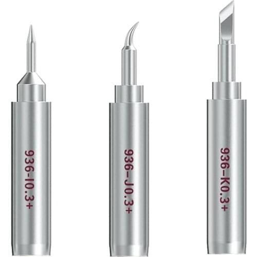Qianli Universal Type 936 Universal Soldering Iron Tips Durable Lead Free K J I Welding Tips for BGA Soldering Rework