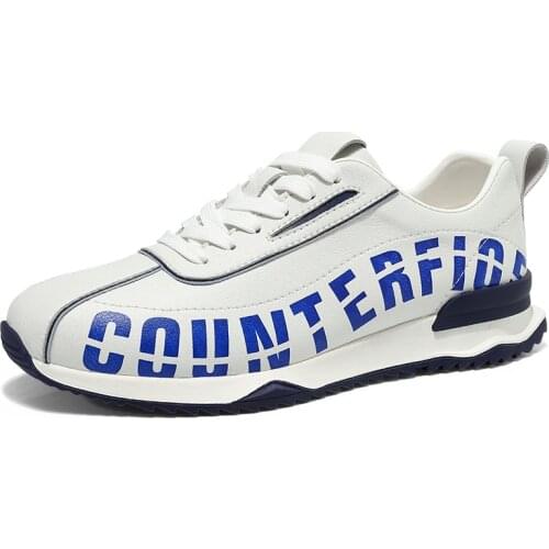 High Quality Fashion Men Shoes 2021 Designer Leather Casual Shoes Mens Brand Trendy Sneakers Original All-round Male Footwear