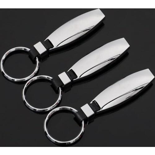 25pcs Metal Water Droplets Key Ring Leather Key Chain Keychain