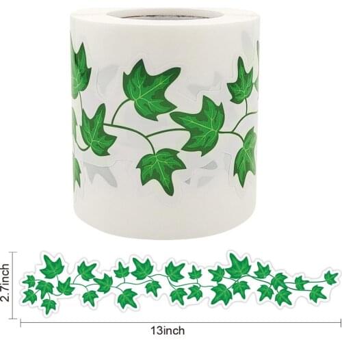 45pcs/Roll Greenery Die-Cut Border Bulletin Board Borders, Classroom Wall Decals for Back to School Party Photo Chalkboard Decor