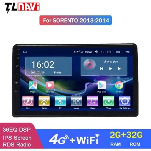 4G LTE 2G RAM Android 10 For KIA Sorento 2013 2014 Multimedia Stereo Car DVD Player Navigation GPS Radio